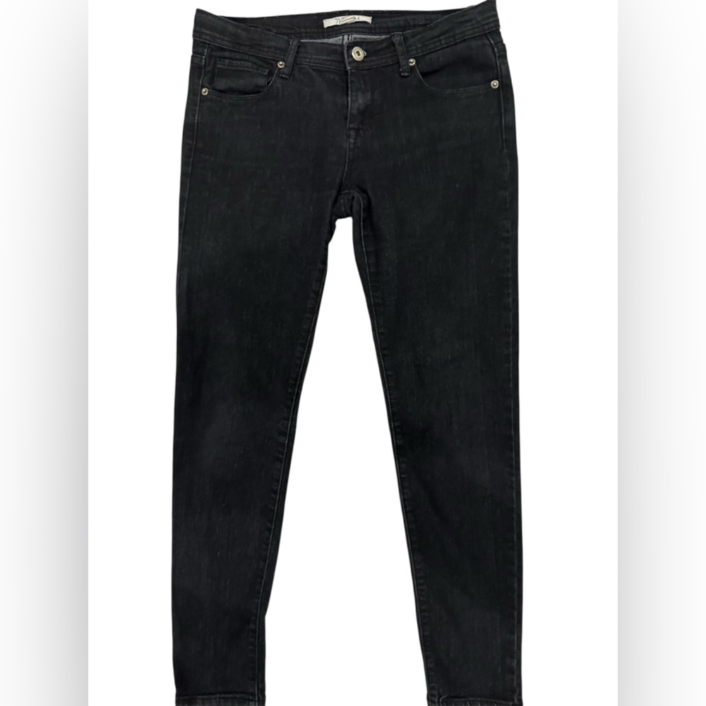 2.1 Denim Women's Dark Black Skinny Jeans -Sz 29x29